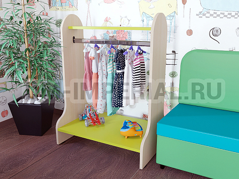 Оснащение детских садов, Игровая мебель, Вешалка Ряжений ИМ-055