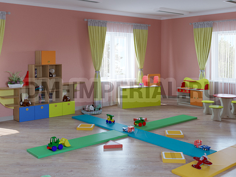 Оснащение детских садов, Мягкие модули, Гимнастический мат 5 ММ-СМ-04.005