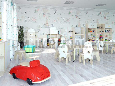 Оснащение детских садов, Игровая мебель, Кукольный театр ИМ-024