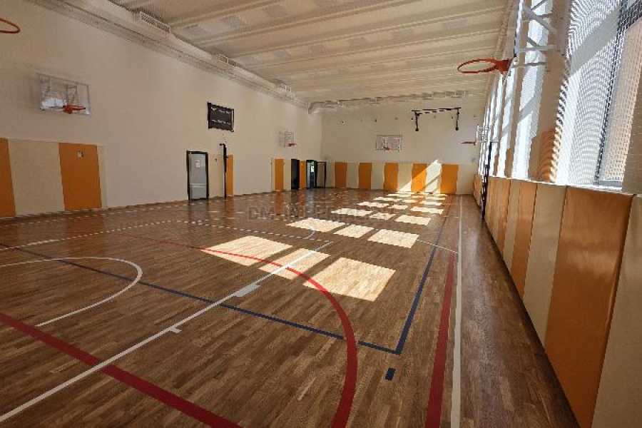 Обшивка стен спортивного зала