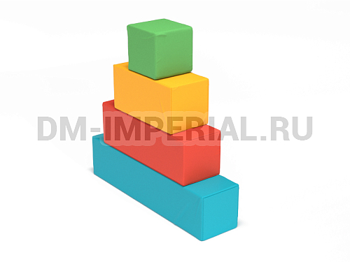 Оснащение детских садов, Мягкие модули, Развивающие мягкие модули Пирамидка ММ-РМ-02.023