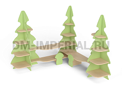 Книжный стеллаж Елочка