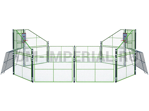 Уличное оборудование, Спортивное оборудование, Площадка для мини-футбола Урабн-мини-1 W-05-011 W-05-011