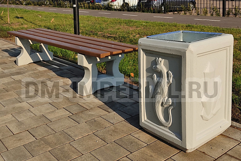 Уличное оборудование, Садово-парковое оборудование, Скамья парковая С 1.31 С 1.31