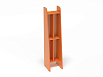 Шкаф для полотенец 2-х ярусный 2-х секционный (разноцветный (ая), Оранжевый)