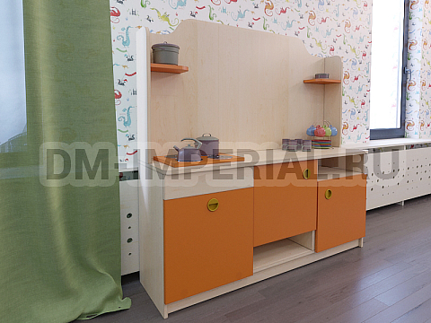 Оснащение детских садов, Игровая мебель, Кухня Хозяюшка ИМ-043