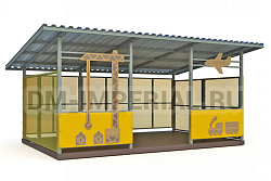 Теневой навес (21) ТН-3х7