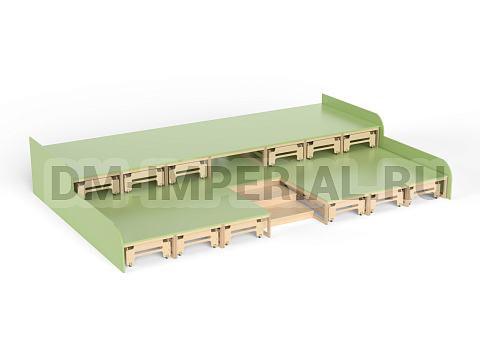 Оснащение детских садов, Стандарт Москвы 2.0, Кровать-подиум СМДС-05.005
