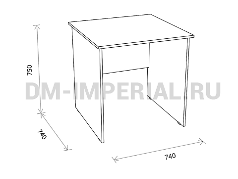 Офисная мебель, Столы офисные, Стол офисный С 1.04 СО-1.04