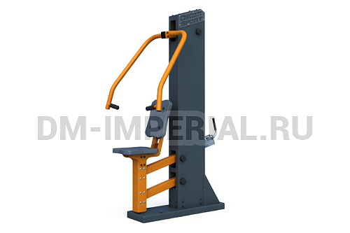 Уличное оборудование, Спортивное оборудование, Тренажер Жим с изменяемой нагрузкой ТР 1.63.1 ТР 1.63.1