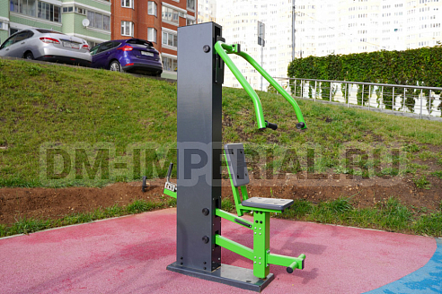 Уличное оборудование, Спортивное оборудование, Тренажер Жим с изменяемой нагрузкой ТР 1.63.1 ТР 1.63.1