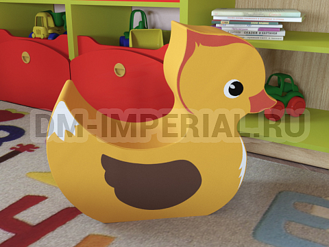 Оснащение детских садов, Мягкие модули, Контурная игрушка Уточка ММ-КИ-002