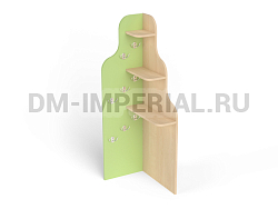 Угловая навесная полка для детского сада