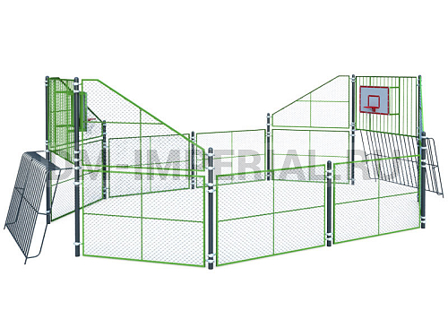 Уличное оборудование, Спортивное оборудование, Площадка для мини-футбола Урабн-мини-1 W-05-011 W-05-011