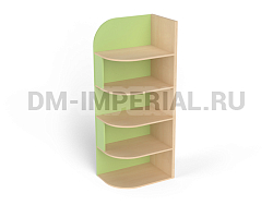 Стеллаж с закругленными полками