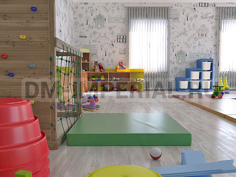 Оснащение детских садов, Шкафы, Стеллаж для хранения трехсекционный, разноуровневый, вар. 1, высота 1000 СХ-020