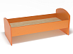 Кровать ЛДСП (разноцветный (ая), оранжевый, 1200*600)