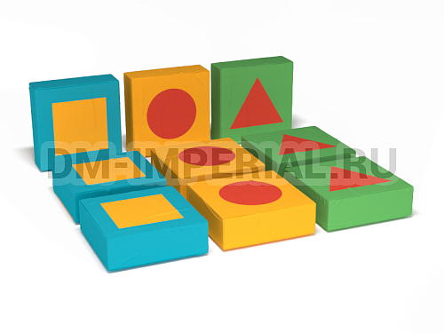 Оснащение детских садов, Мягкие модули, Развивающие мягкие модули Фигурки ММ-РМ-01.004