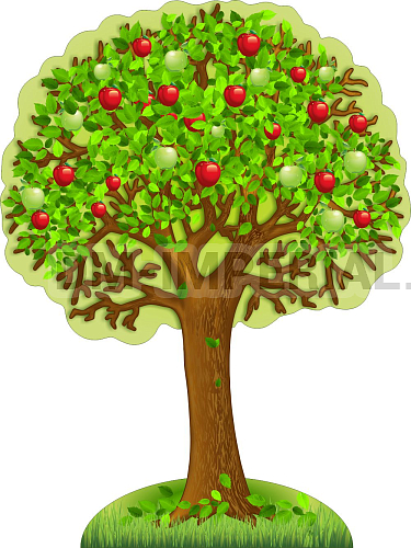 Информационные стенды, Оформление стендов для сада, "Лето", резной стенд-дерево ДС-1593
