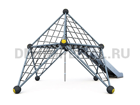 Уличное оборудование, Игровое оборудование, Фигура для лазания с горкой Галактика СП 1.94.1 СП 1.94.1