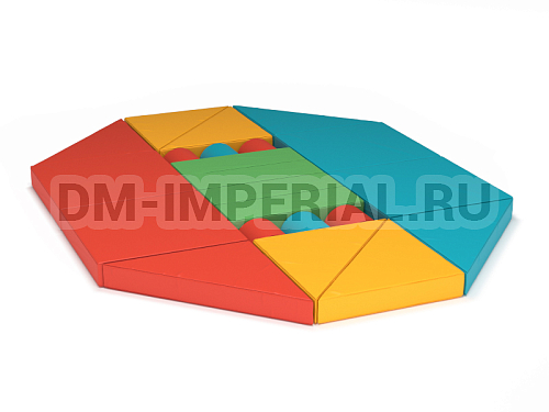 Оснащение детских садов, Мягкие модули, Развивающие мягкие модули Стадион ММ-РМ-02.017
