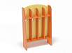 Шкаф для пол. напольный Волна 4-х секционный (разноцветный (ая), Оранжевый)