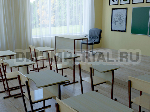 Оснащение школ, Учительские столы, Стол учителя на металлокаркасе ШМ-УС-005
