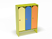 Шкаф для одежды 3-х секционный (разноцветный (ая), Вариант 10)
