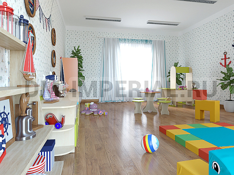 Оснащение детских садов, Игровая мебель, Магазин с прилавком ИМ-071
