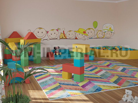 Оснащение детских садов, Мягкие модули, Мягкие игровые модули Жираф ММ-ИМ-01.012