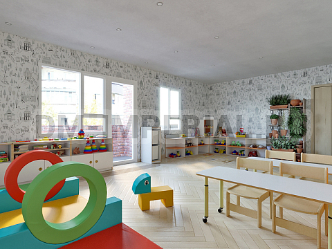Оснащение детских садов, Шкафы, Стеллаж для хранения односекционный, высота 1000 СХ-007